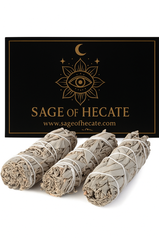 3 White Sage Bundle 4 Inches – Purify, Cleanse & Bring Positive Energy